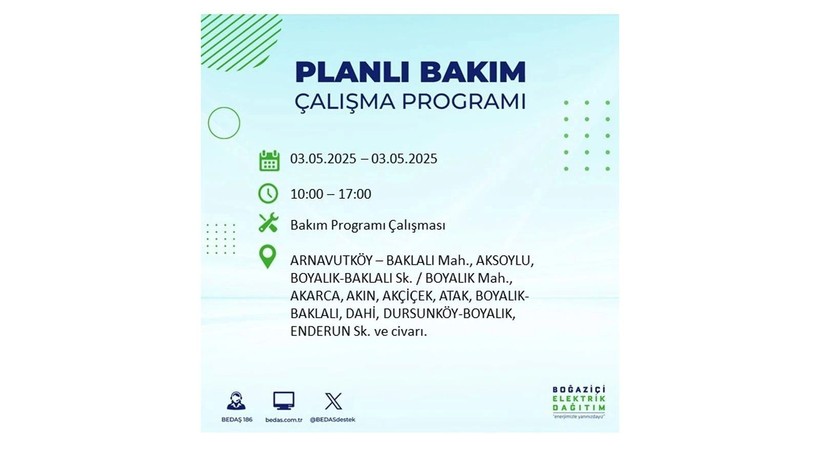 Elektrik kesintisi uzun sürecek: 3 Mayıs elektrik kesintileri - Resim: 9