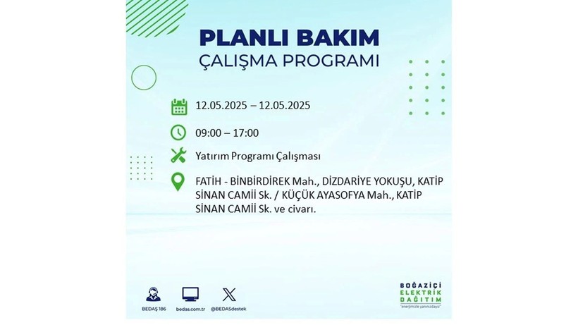 Uzun süreli elektrik kesintisi yaşanacak: 12 Mayıs elektrik kesintileri - Resim: 38