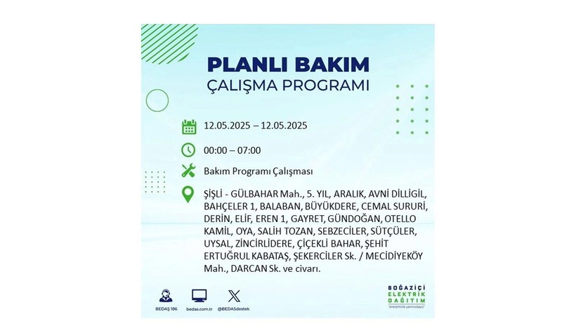 Uzun süreli elektrik kesintisi yaşanacak: 12 Mayıs elektrik kesintileri - Resim: 58