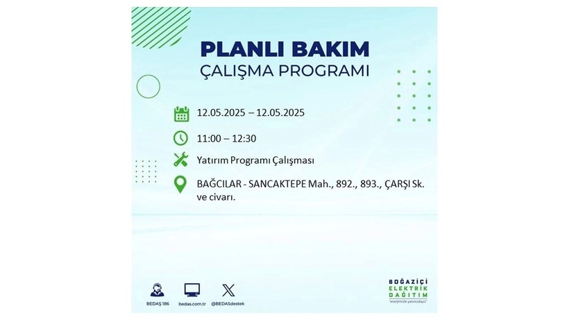 Uzun süreli elektrik kesintisi yaşanacak: 12 Mayıs elektrik kesintileri - Resim: 4