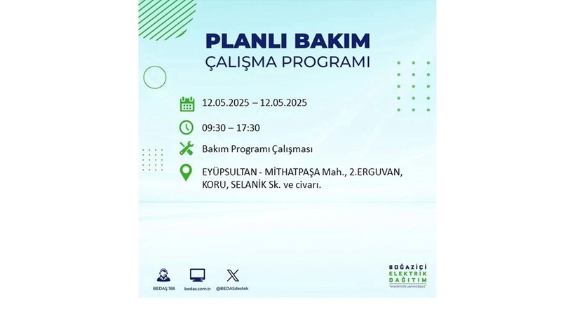 Uzun süreli elektrik kesintisi yaşanacak: 12 Mayıs elektrik kesintileri - Resim: 33