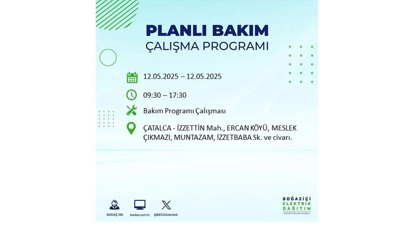 Uzun süreli elektrik kesintisi yaşanacak: 12 Mayıs elektrik kesintileri - Resim: 23