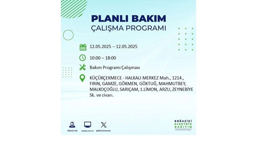 Uzun süreli elektrik kesintisi yaşanacak: 12 Mayıs elektrik kesintileri - Resim: 48