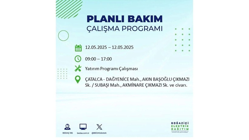 Uzun süreli elektrik kesintisi yaşanacak: 12 Mayıs elektrik kesintileri - Resim: 22
