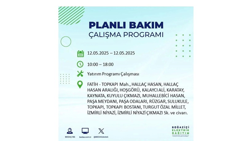 Uzun süreli elektrik kesintisi yaşanacak: 12 Mayıs elektrik kesintileri - Resim: 37