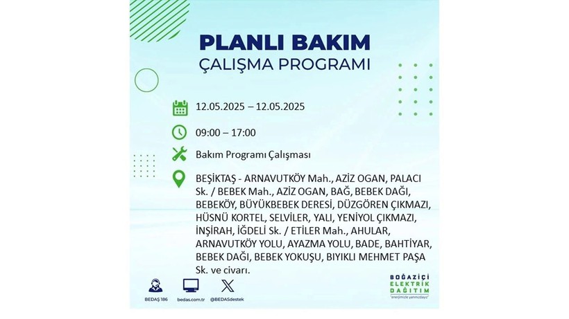 Uzun süreli elektrik kesintisi yaşanacak: 12 Mayıs elektrik kesintileri - Resim: 16