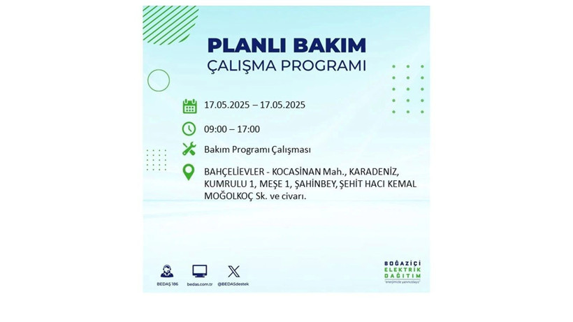 Uzun süreli elektrik kesintisi yaşanacak: 17 Mayıs elektrik kesintileri - Resim: 3