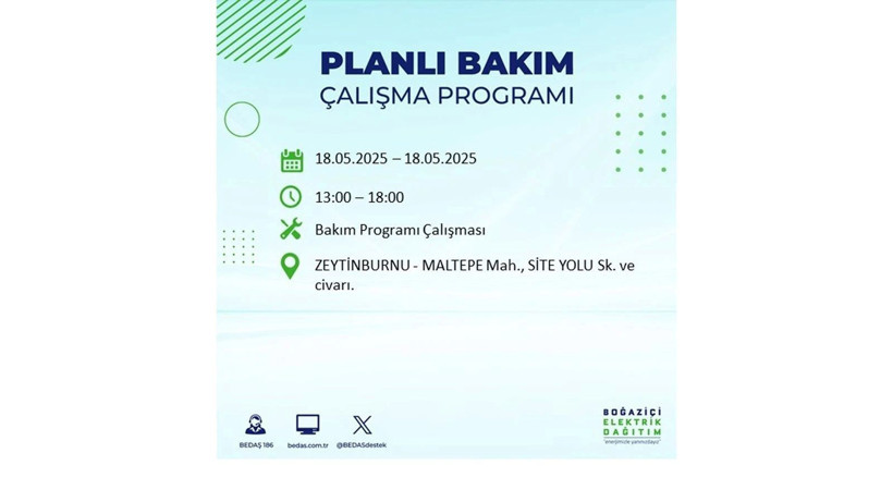 18 Mayıs'ta birçok ilçede elektrikler kesik olacak: Elektrikler ne zaman gelecek? - Resim: 13