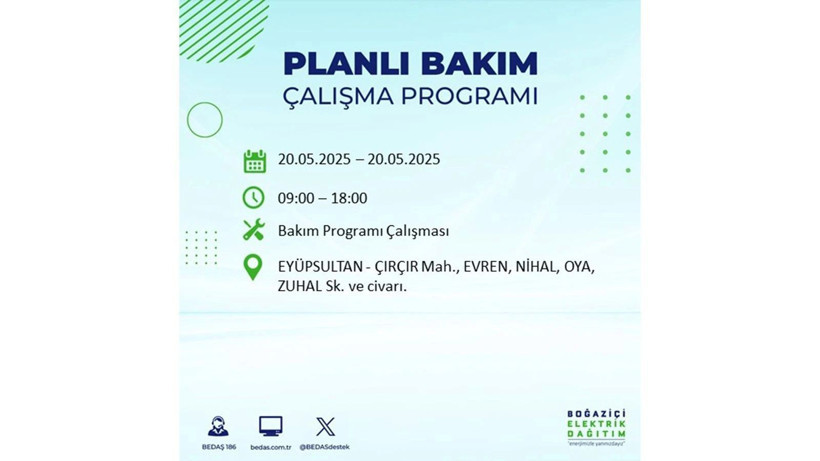 Yarın onlarca ilçede elektrikler olmayacak: 20 Mayıs elektrik kesintileri - Resim: 35