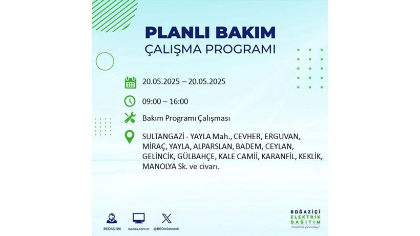 Yarın onlarca ilçede elektrikler olmayacak: 20 Mayıs elektrik kesintileri - Resim: 4