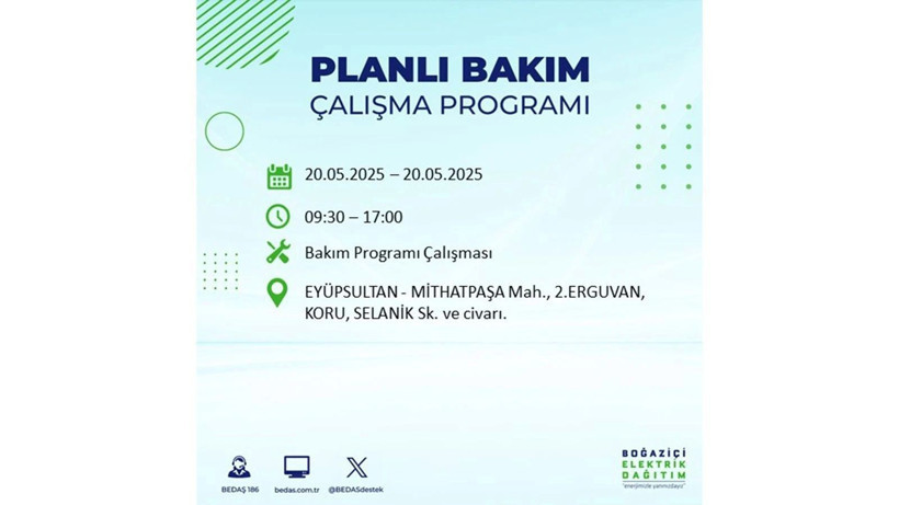 Yarın onlarca ilçede elektrikler olmayacak: 20 Mayıs elektrik kesintileri - Resim: 42