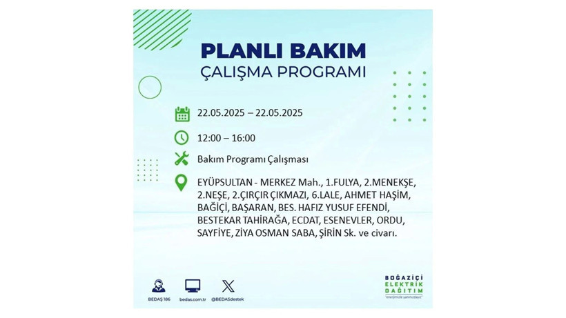 Yarın uzun süre elektrik olmayacak: 22 Mayıs elektrik kesintileri - Resim: 33