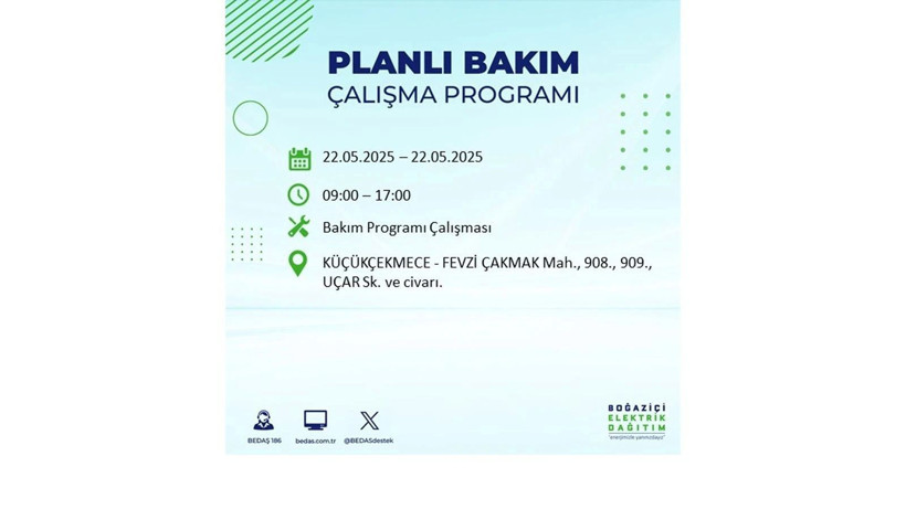 Yarın uzun süre elektrik olmayacak: 22 Mayıs elektrik kesintileri - Resim: 48