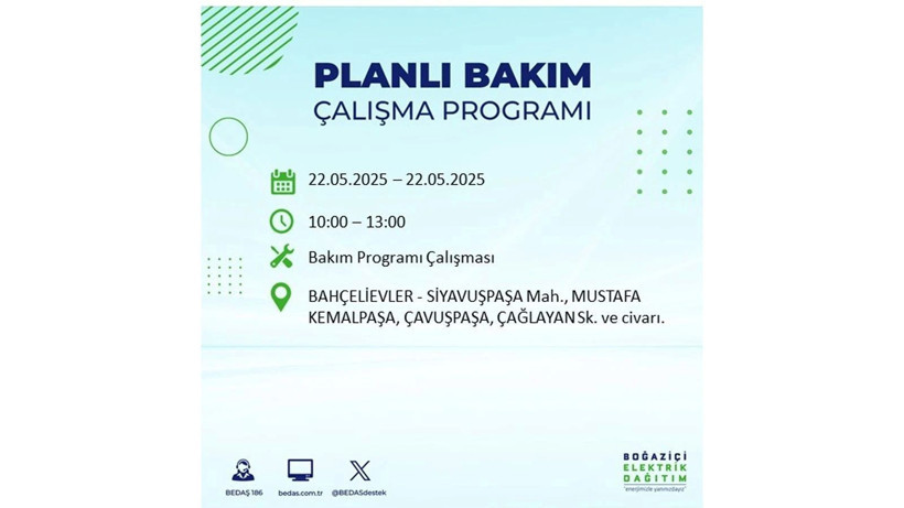Yarın uzun süre elektrik olmayacak: 22 Mayıs elektrik kesintileri - Resim: 16