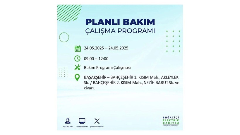 Elektrik kesintisi 9 saat sürecek: 24 Mayıs elektrik kesintileri - Resim: 11