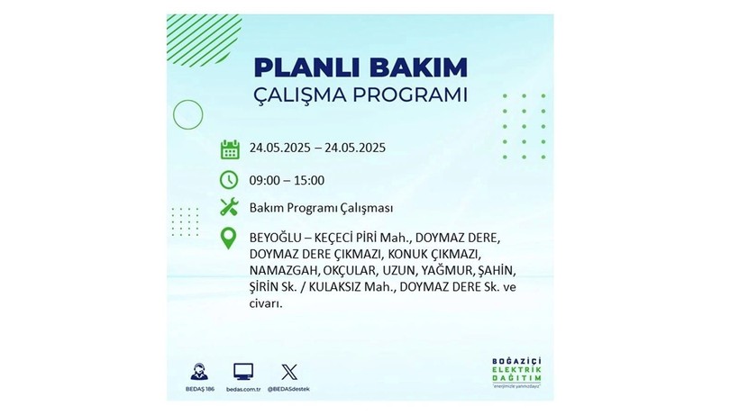 Elektrik kesintisi 9 saat sürecek: 24 Mayıs elektrik kesintileri - Resim: 25