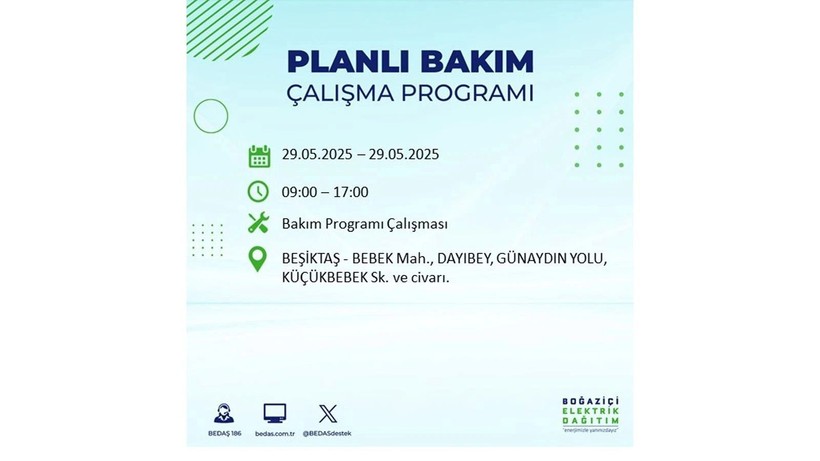 Yarın bu ilçelerde elektrikler gidecek: 29 Mayıs elektrik kesintileri - Resim: 19