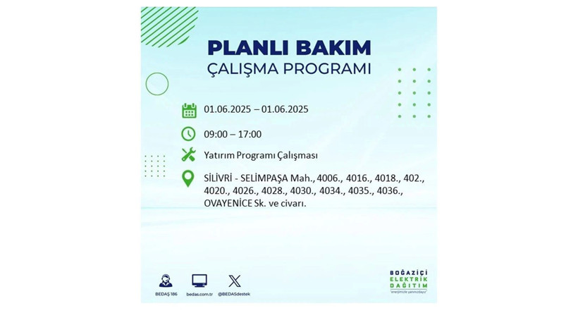 Uzun süreli elektrik kesintisi yaşanacak: 1 Haziran elektrik kesintileri - Resim: 13