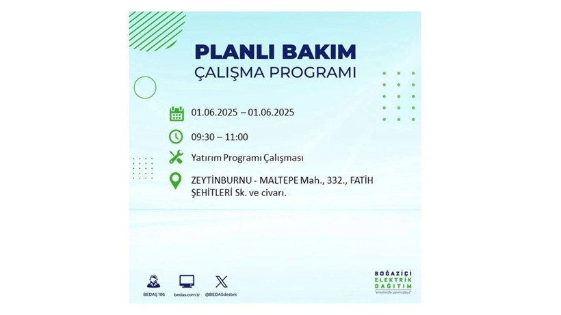 Uzun süreli elektrik kesintisi yaşanacak: 1 Haziran elektrik kesintileri - Resim: 14