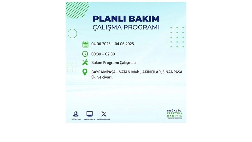 Elektrik kesintisinin olacağı ilçeler belli oldu: 3 Haziran elektrik kesintileri - Resim: 16