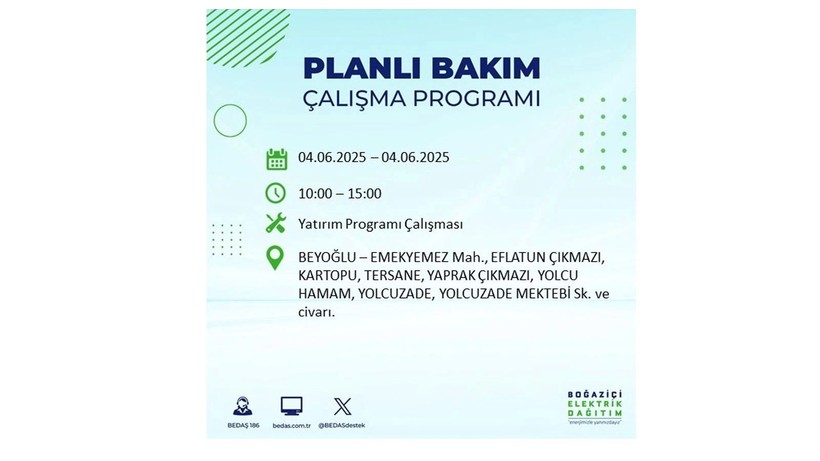 Elektrik kesintisinin olacağı ilçeler belli oldu: 3 Haziran elektrik kesintileri - Resim: 19