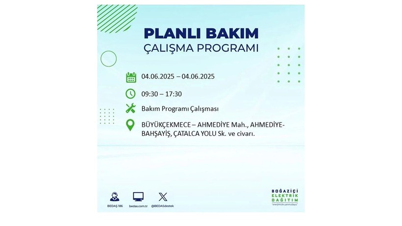 Elektrik kesintisinin olacağı ilçeler belli oldu: 3 Haziran elektrik kesintileri - Resim: 21