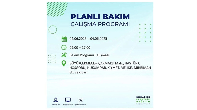 Elektrik kesintisinin olacağı ilçeler belli oldu: 3 Haziran elektrik kesintileri - Resim: 22