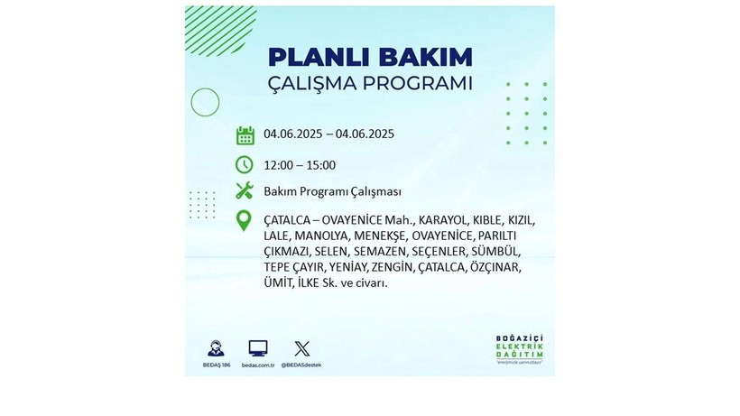 Elektrik kesintisinin olacağı ilçeler belli oldu: 3 Haziran elektrik kesintileri - Resim: 46