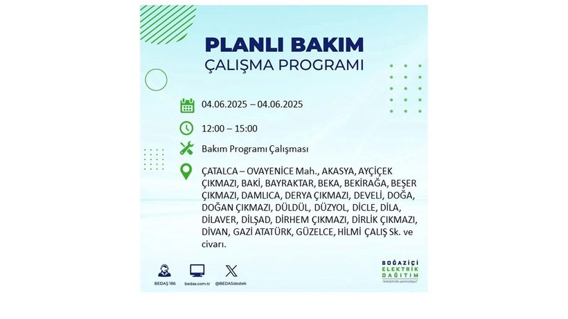 Elektrik kesintisinin olacağı ilçeler belli oldu: 3 Haziran elektrik kesintileri - Resim: 23