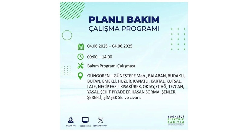 Elektrik kesintisinin olacağı ilçeler belli oldu: 3 Haziran elektrik kesintileri - Resim: 32
