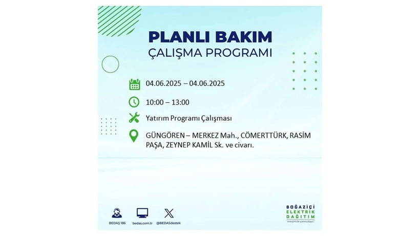 Elektrik kesintisinin olacağı ilçeler belli oldu: 3 Haziran elektrik kesintileri - Resim: 47