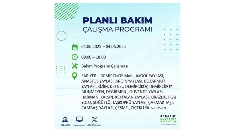 Elektrik kesintisinin olacağı ilçeler belli oldu: 3 Haziran elektrik kesintileri - Resim: 36