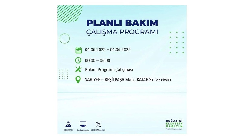 Elektrik kesintisinin olacağı ilçeler belli oldu: 3 Haziran elektrik kesintileri - Resim: 39