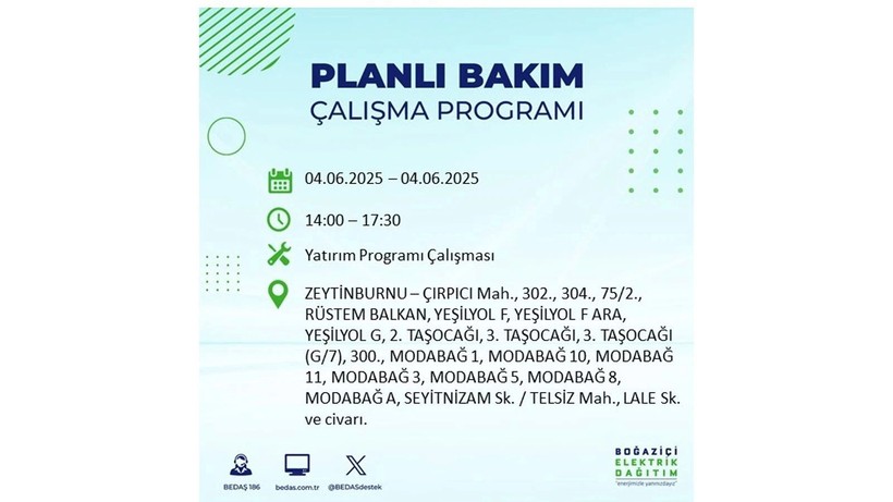 Elektrik kesintisinin olacağı ilçeler belli oldu: 3 Haziran elektrik kesintileri - Resim: 51