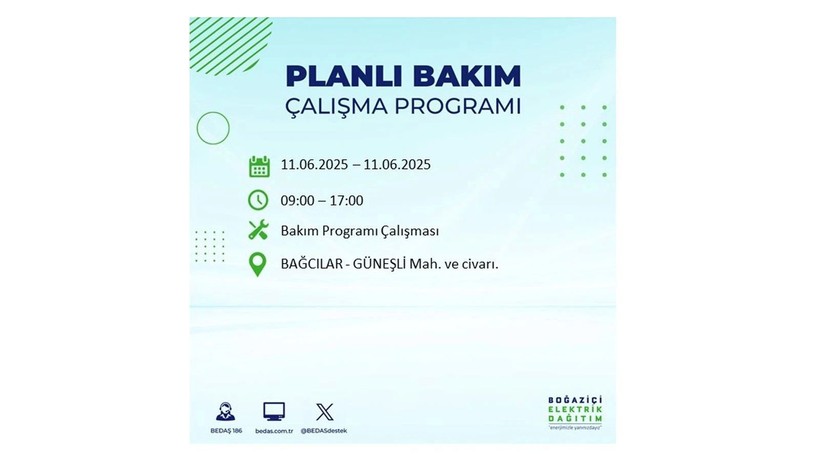 Elektrik kesintisinin olacağı ilçeler belli oldu: 11 Haziran elektrik kesintileri - Resim: 10