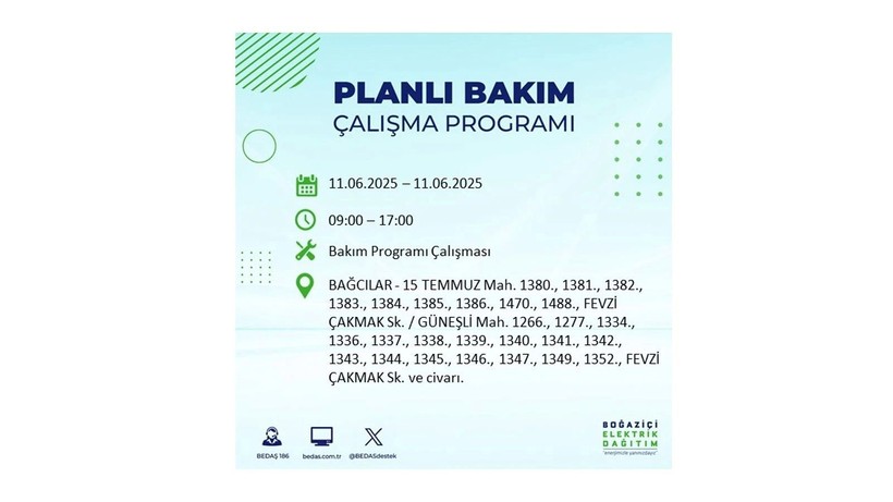 Elektrik kesintisinin olacağı ilçeler belli oldu: 11 Haziran elektrik kesintileri - Resim: 12