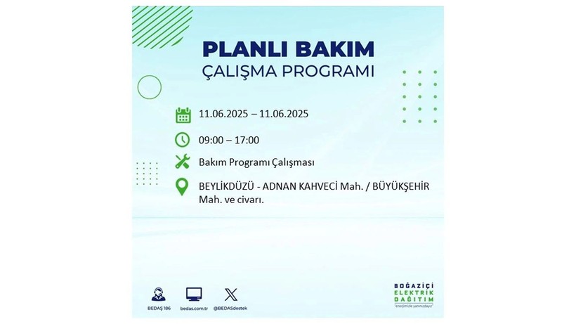 Elektrik kesintisinin olacağı ilçeler belli oldu: 11 Haziran elektrik kesintileri - Resim: 23