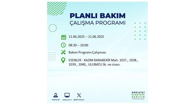 Elektrik kesintisinin olacağı ilçeler belli oldu: 11 Haziran elektrik kesintileri - Resim: 49