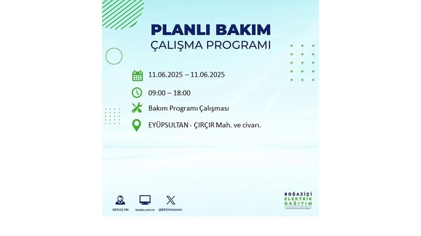 Elektrik kesintisinin olacağı ilçeler belli oldu: 11 Haziran elektrik kesintileri - Resim: 34