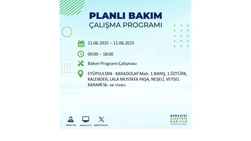 Elektrik kesintisinin olacağı ilçeler belli oldu: 11 Haziran elektrik kesintileri - Resim: 35