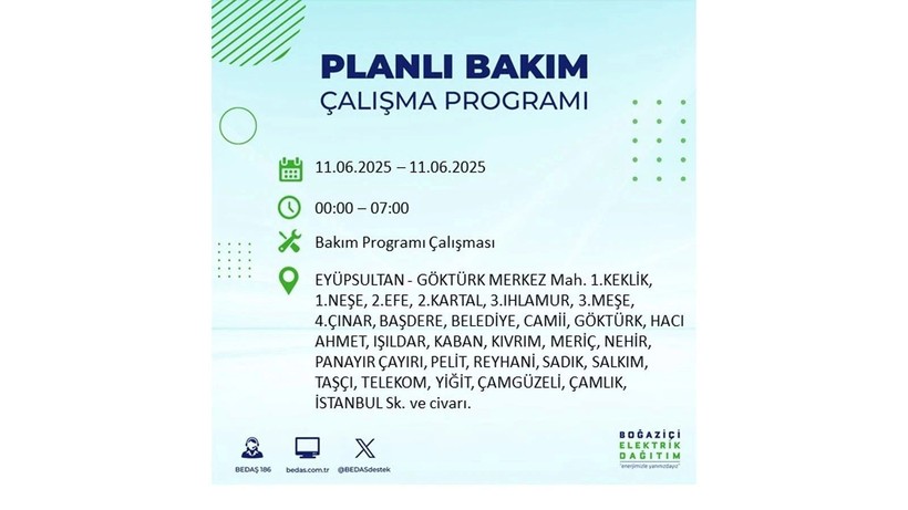 Elektrik kesintisinin olacağı ilçeler belli oldu: 11 Haziran elektrik kesintileri - Resim: 36