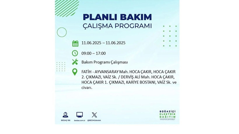 Elektrik kesintisinin olacağı ilçeler belli oldu: 11 Haziran elektrik kesintileri - Resim: 38