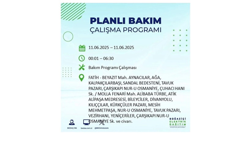 Elektrik kesintisinin olacağı ilçeler belli oldu: 11 Haziran elektrik kesintileri - Resim: 39