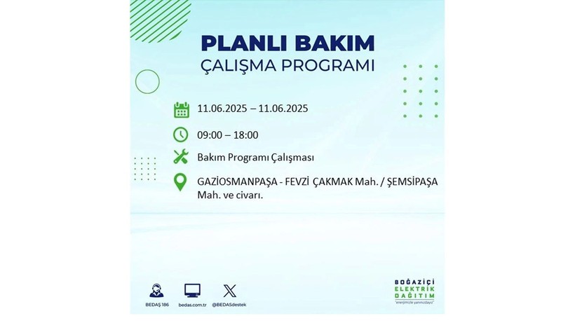 Elektrik kesintisinin olacağı ilçeler belli oldu: 11 Haziran elektrik kesintileri - Resim: 40