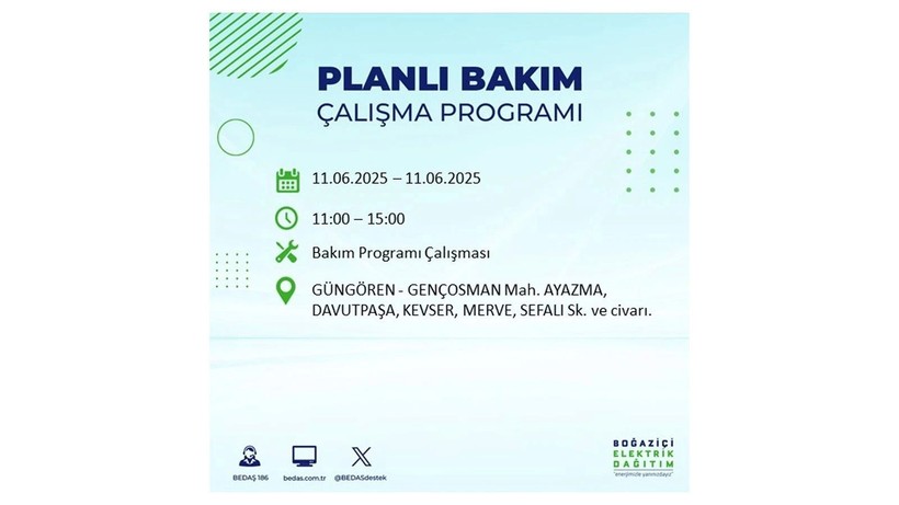Elektrik kesintisinin olacağı ilçeler belli oldu: 11 Haziran elektrik kesintileri - Resim: 42