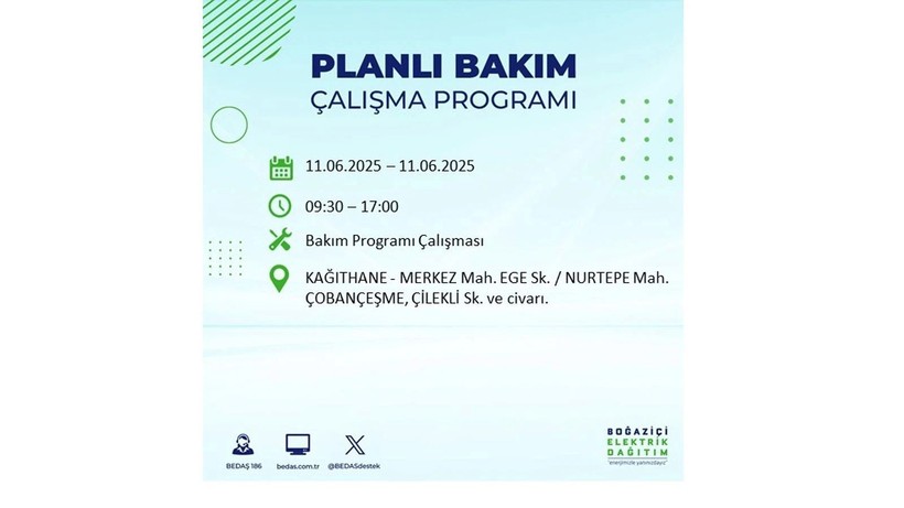 Elektrik kesintisinin olacağı ilçeler belli oldu: 11 Haziran elektrik kesintileri - Resim: 44