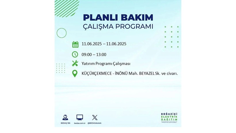 Elektrik kesintisinin olacağı ilçeler belli oldu: 11 Haziran elektrik kesintileri - Resim: 50