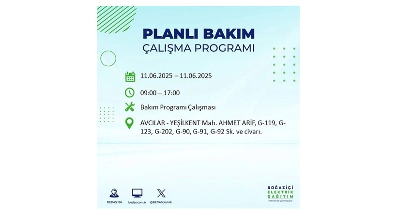 Elektrik kesintisinin olacağı ilçeler belli oldu: 11 Haziran elektrik kesintileri - Resim: 6
