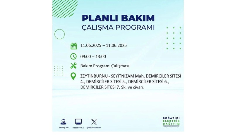 Elektrik kesintisinin olacağı ilçeler belli oldu: 11 Haziran elektrik kesintileri - Resim: 61