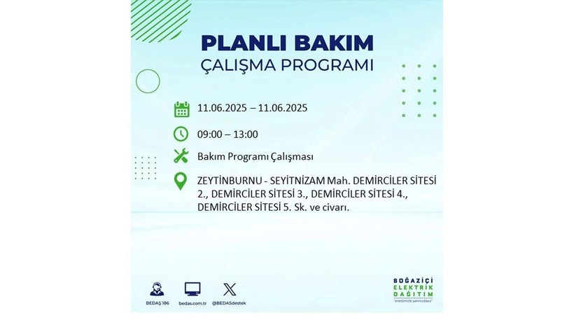 Elektrik kesintisinin olacağı ilçeler belli oldu: 11 Haziran elektrik kesintileri - Resim: 62